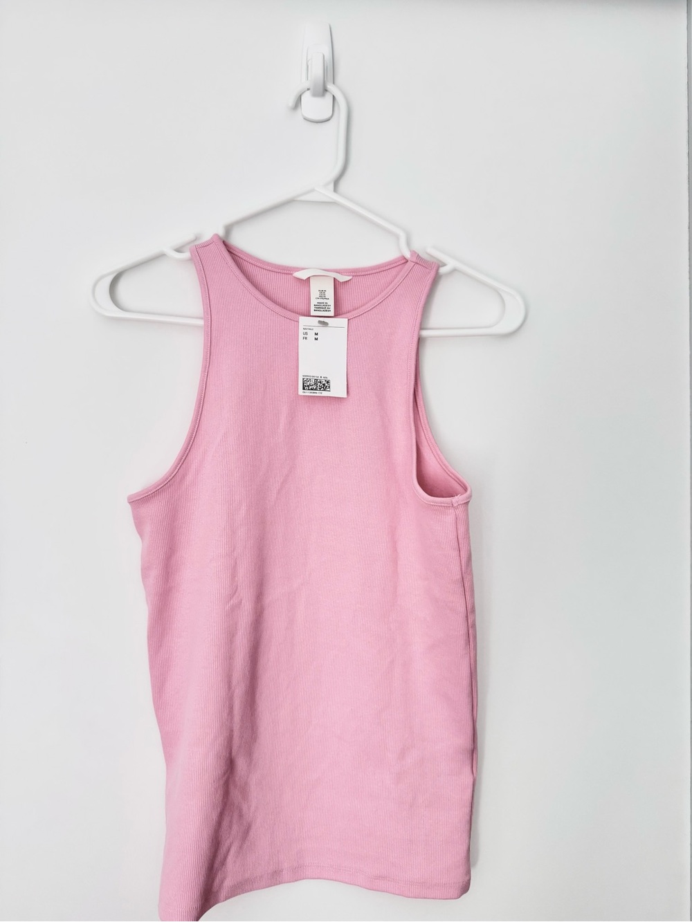 H&M Pink Ribbed Tank Top - Picture 2 of 4